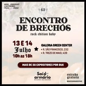 Do Vinil ao Vintage: Encontro de Brechós Saí do Armário Celebra o Rock'n' Roll