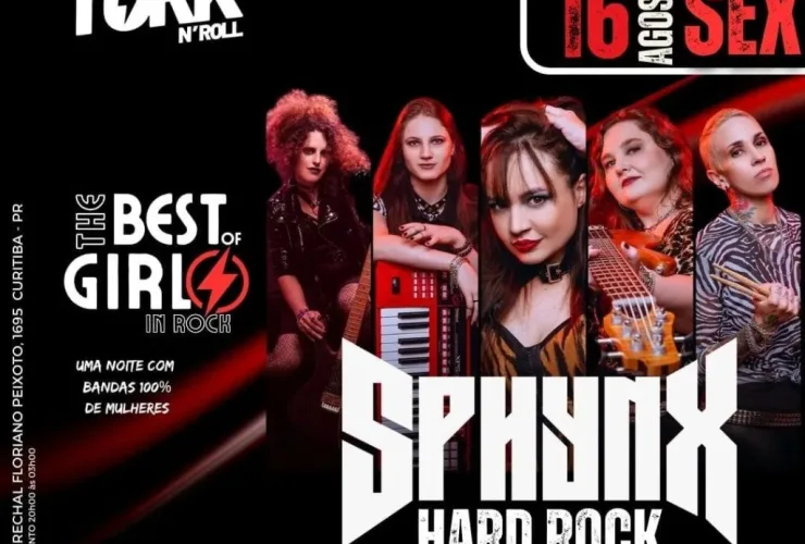 The Best of Girls in Rock agita o Tork n´Roll nesta sexta-feira (16)
