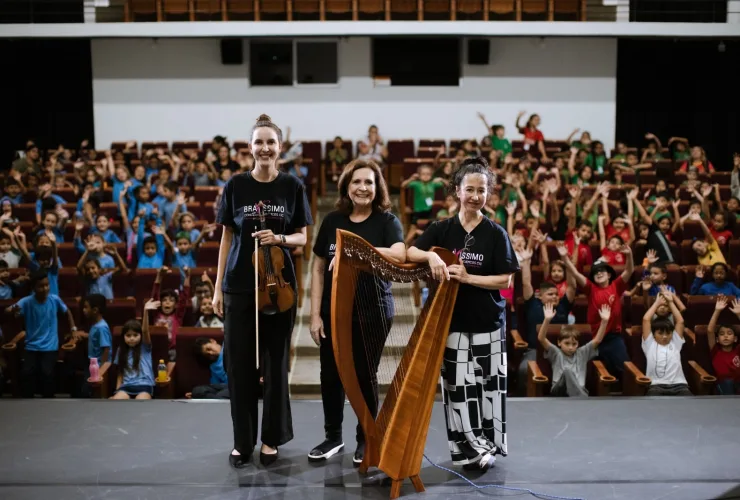 Projeto leva conhecimento musical para crianças da CIC