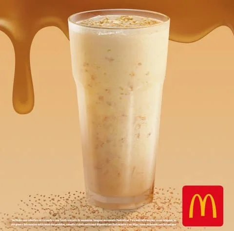 "McDonald's Lança McShake Caramelo com Paçoca e Calda de Caramelo"