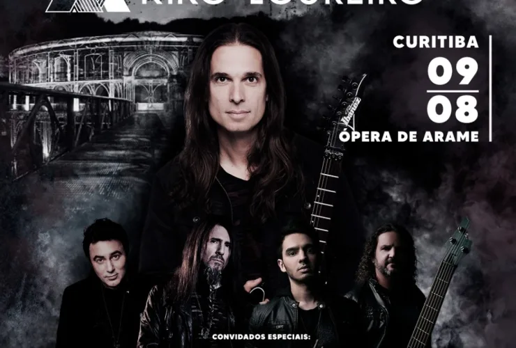 Kiko Loureiro chega esta semana (09/08) a Curitiba com aclamada turnê solo