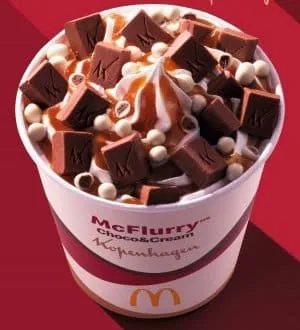 "McDonald's Lança McFlurry Choco&Cream Kopenhagen com Calda de Caramelo"