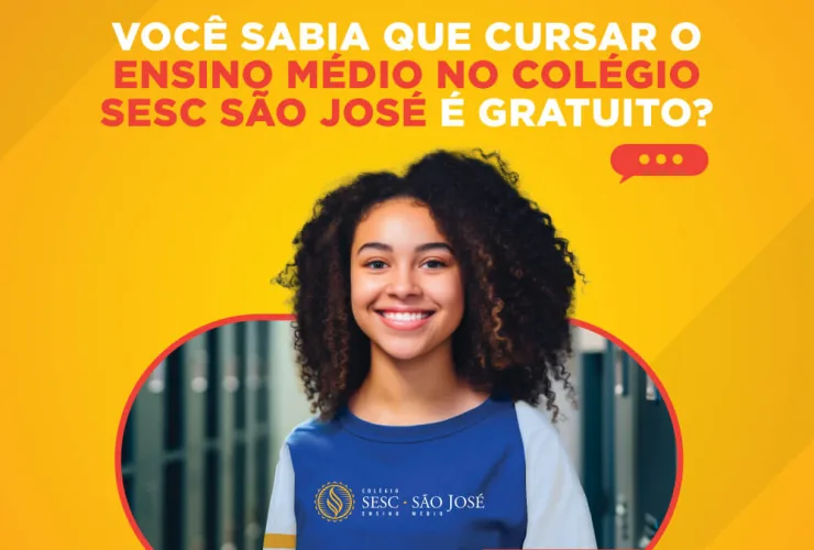 Sesc PR amplia público beneficiário das bolsas do Ensino Médio, em Curitiba