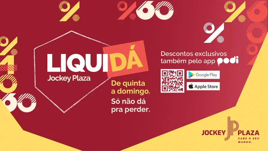LiquiDá tem descontos de até 70% no Jockey Plaza Shopping