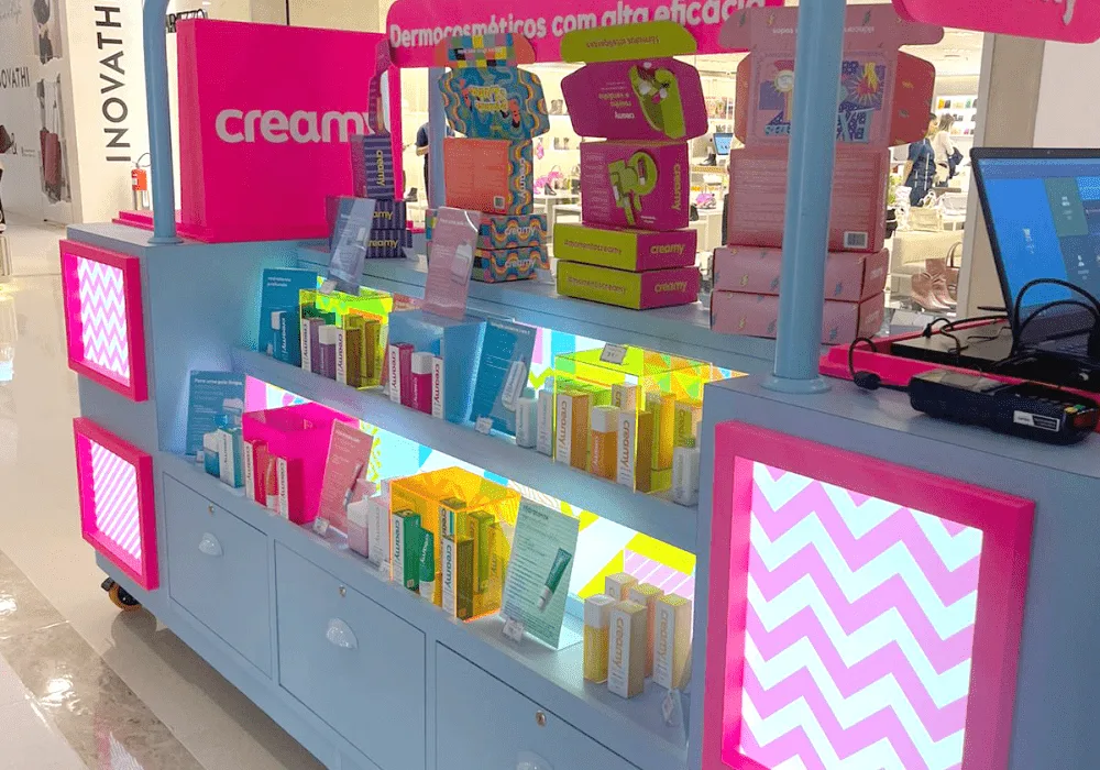 Maringá terá quiosque exclusivo da Creamy a partir do próximo mês