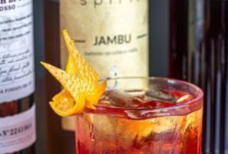 12ª NEGRONI WEEK: Grés Gastronomia participa do evento e apresenta drink com Campari, Vermute e Vodka de Jambu