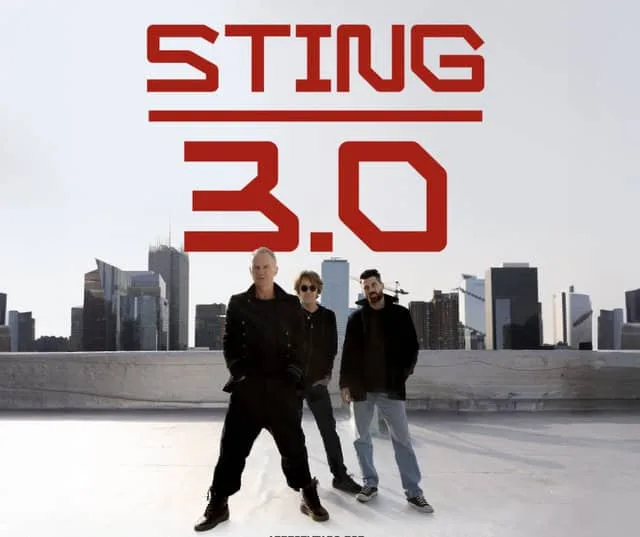 Sting, 17 vezes vencedor do Grammy, se apresenta em Curitiba com a turnê 'STING 3.0' em 18 de fevereiro