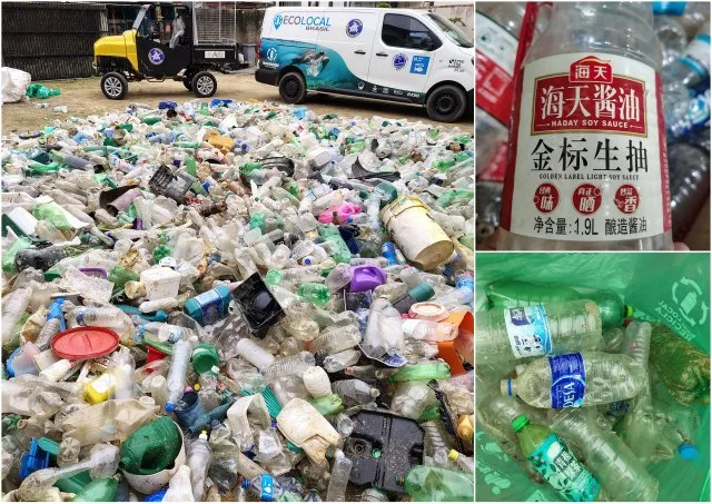 Expedição de limpeza de praias de SC e PR encontrou mais de 50 rótulos de diversos países, como Japão e Turquia.