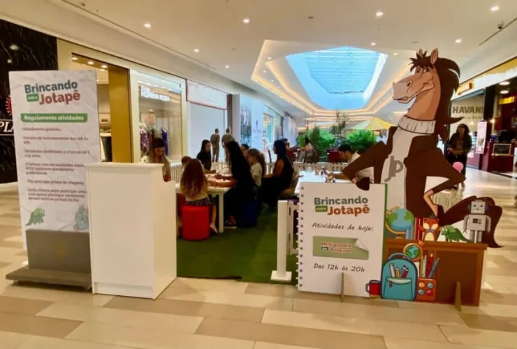 Jockey Plaza Shopping oferece diversão gratuita para crianças aos fins de semana