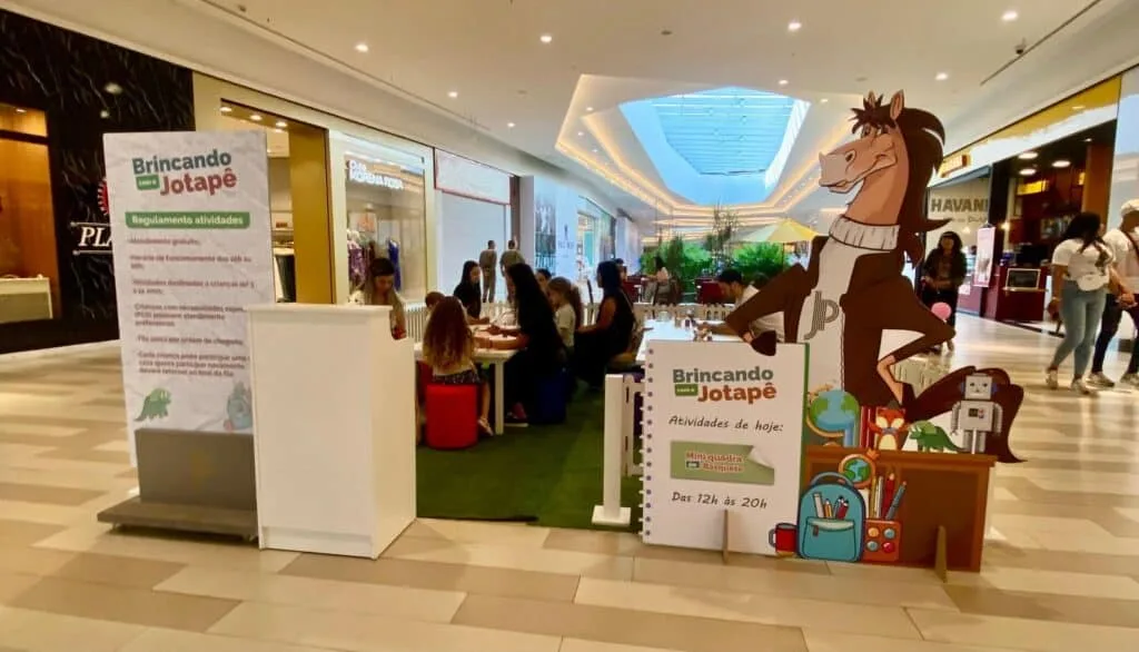 Jockey Plaza Shopping oferece diversão gratuita para crianças aos fins de semana