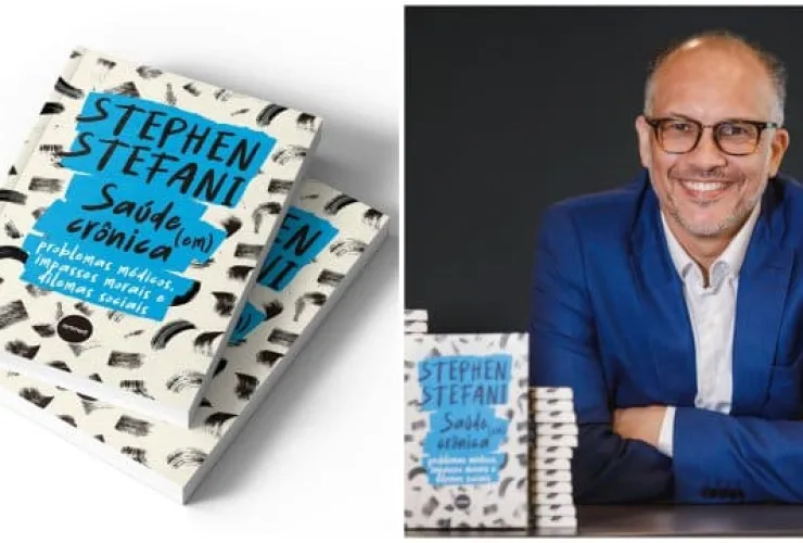 Stephen Stefani lança livro de crônicas sobre oncologia