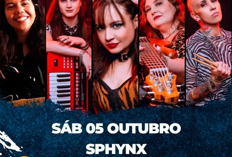 Sphynx apresenta clássicos do Hard Rock em evento especial na cervejaria Coice Da Mula