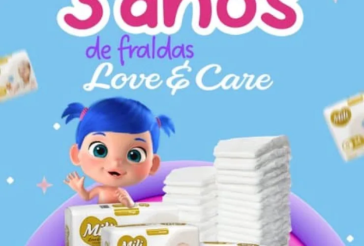 Mili sorteia 3 anos de fraldas na Expo Bebê & Gestante