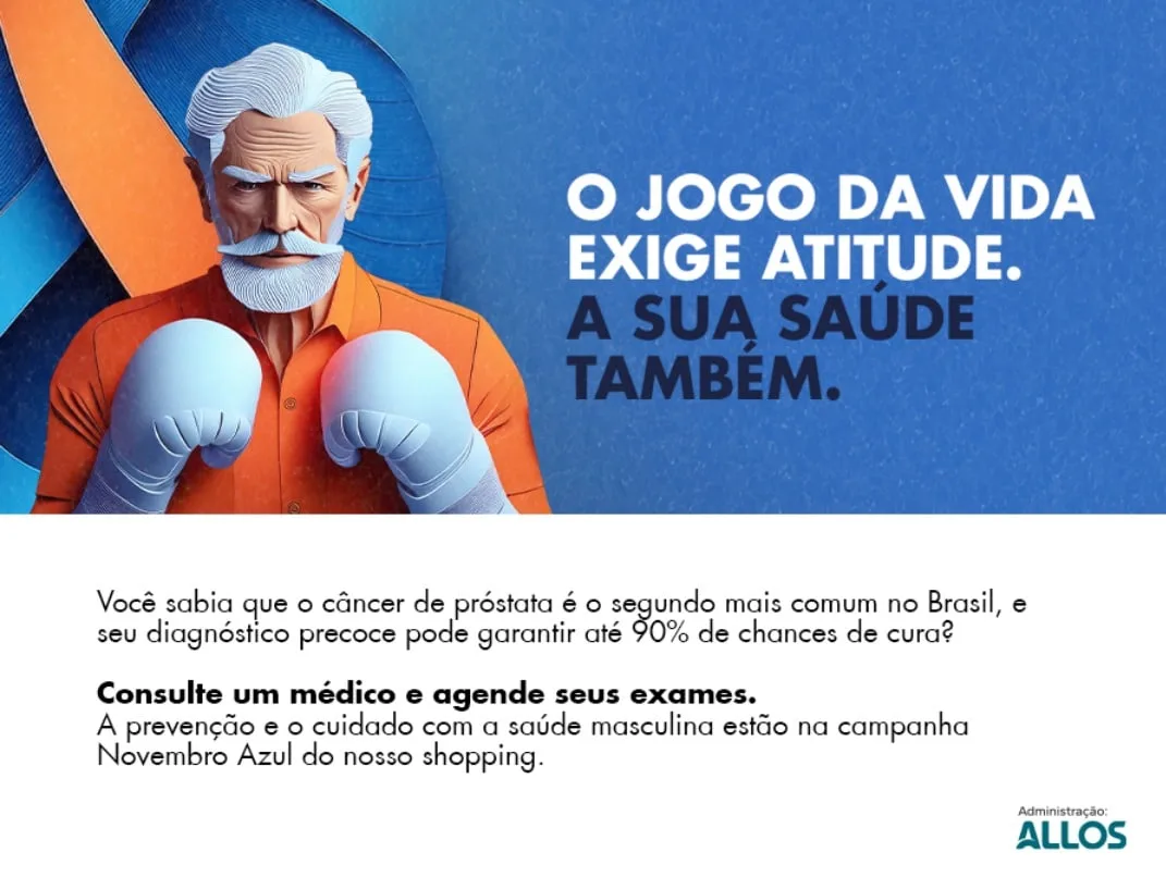 Campanha Novembro Azul tem foco no autocuidado