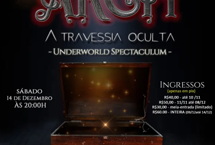 Arch - A Travessia Oculta: Underworld apresenta espetáculo inédito de dança e cultura alternativa
