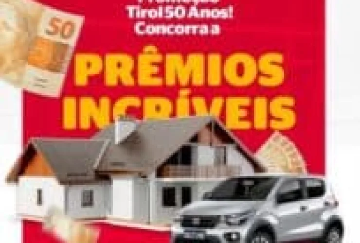 "Tirol celebra 50 anos com campanha e sorteio de prêmios especiais"