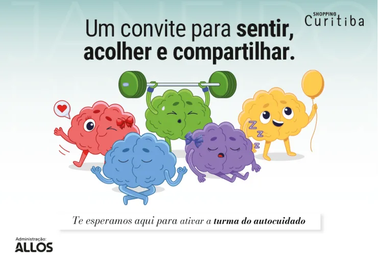 Saúde mental em foco: Shopping Curitiba reforça conscientização no Janeiro Branco