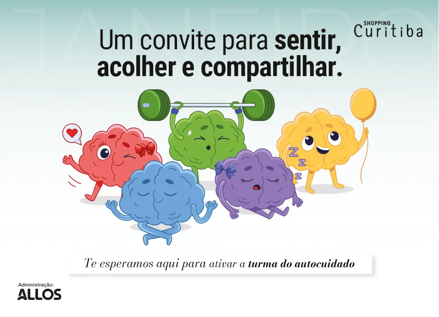 Saúde mental em foco: Shopping Curitiba reforça conscientização no Janeiro Branco