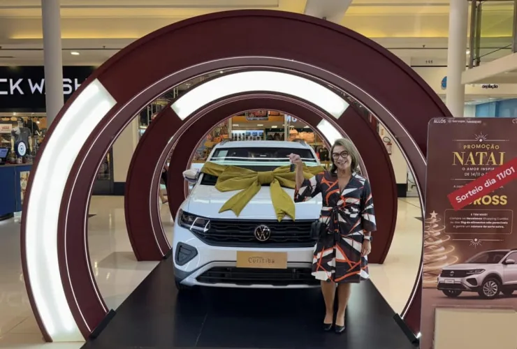 Conheça a ganhadora do T-Cross, na promoção de Natal do Shopping Curitiba
