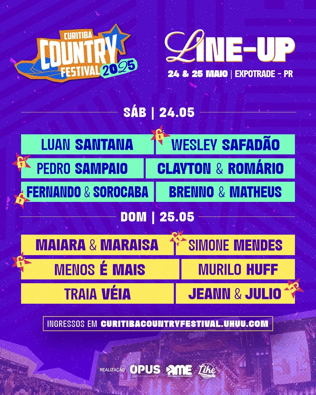 Wesley Safadão volta ao Curitiba Country Festival para show inesquecível