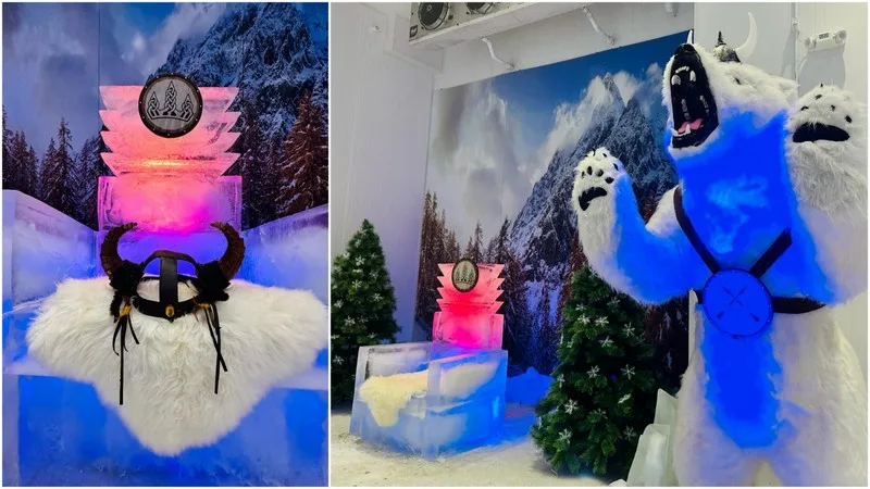 Viking Ice Bar em Curitiba open bar, escorregador de trenó e diversão gelada a -10ºC