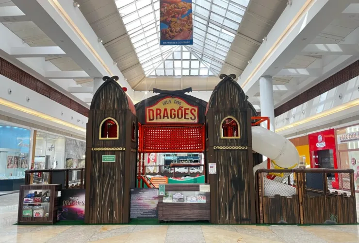 Atração infantil no Shopping