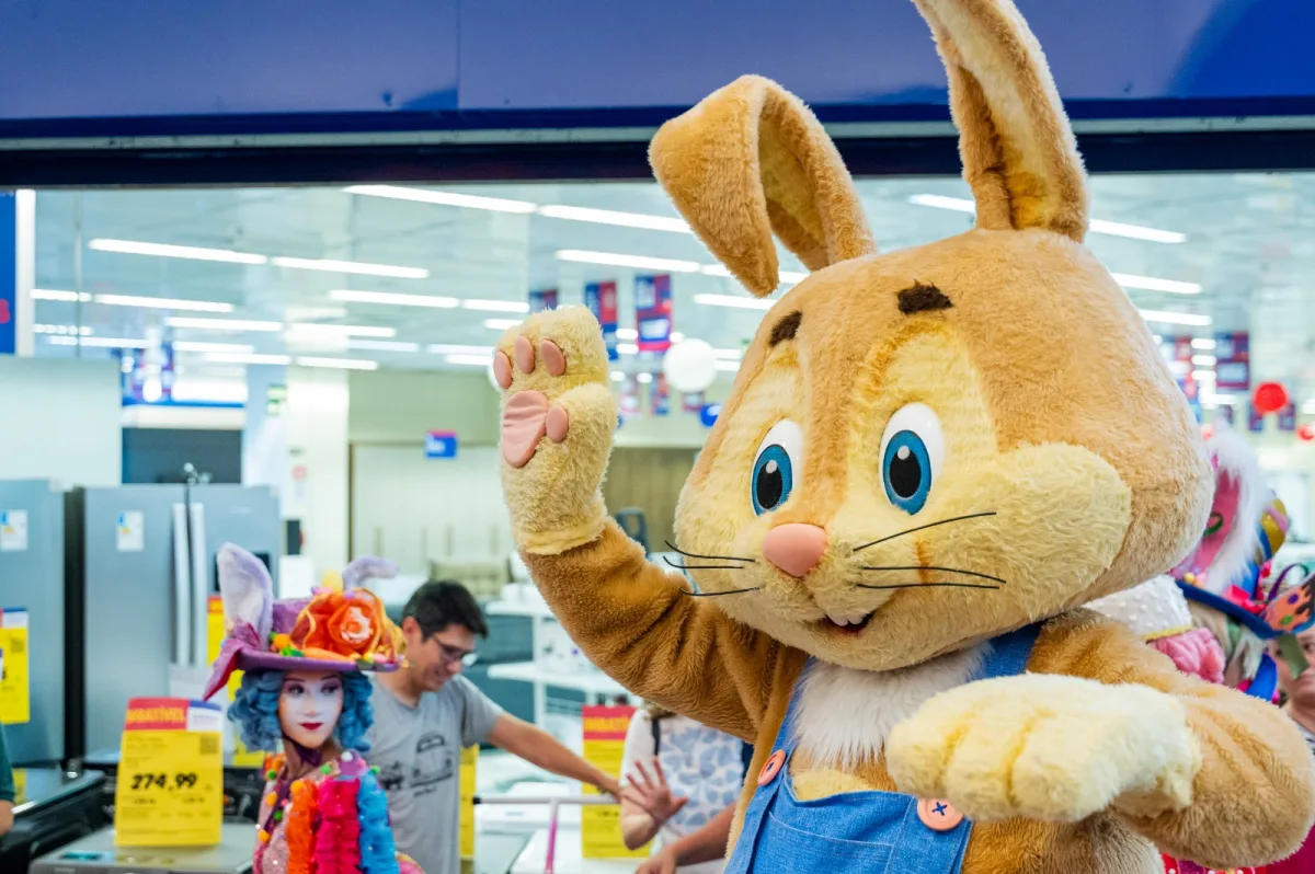 Páscoa no Catuaí tem fotos com o Coelho e Compre & Ganhe com chocolate da Dengo