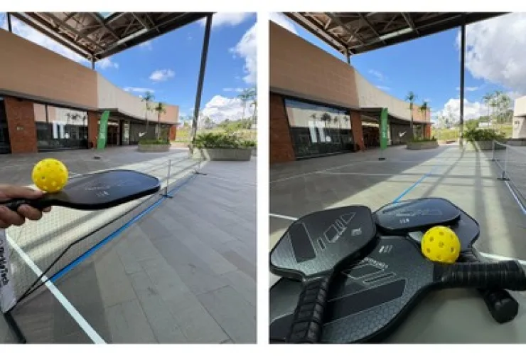 City Center Outlet promove Semana do Esporte com quadra de Pickleball