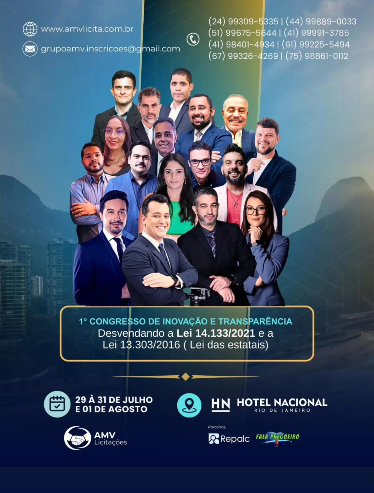 Empresário traz evento de capacitação de profissionais com as inovações das Leis sobre licitação pública e contrato administrativo.
