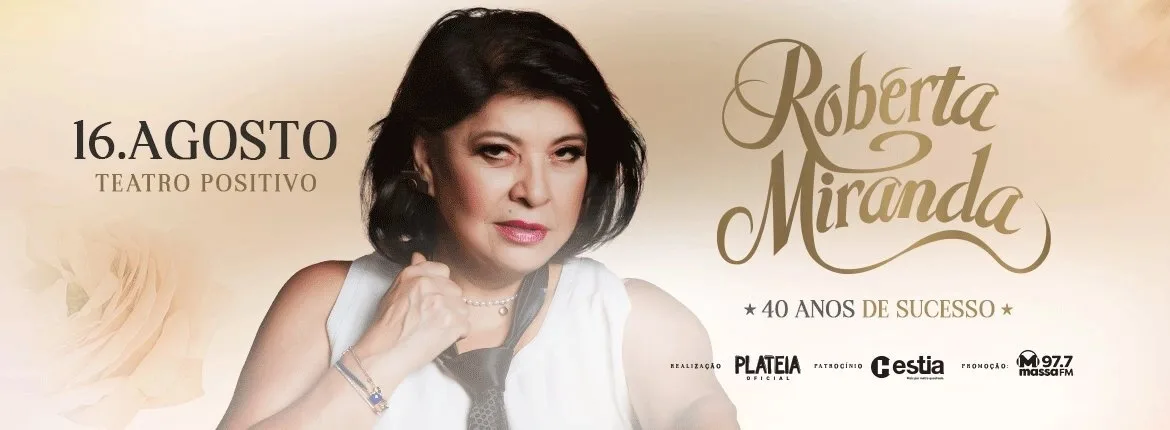 Shows nacionais movimentam agosto no Teatro Positivo com Frejat, Roberta Miranda, Maiara & Maraisa e mais