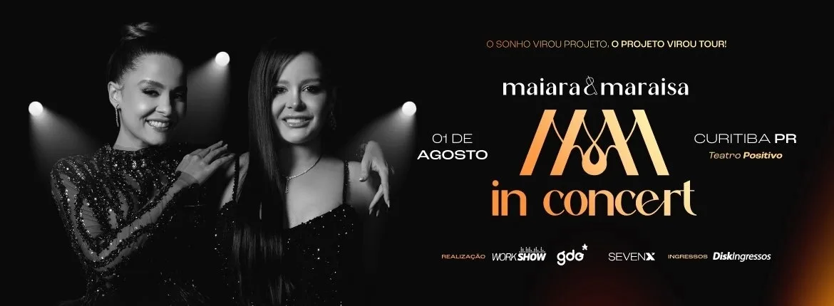 Shows nacionais movimentam agosto no Teatro Positivo com Frejat, Roberta Miranda, Maiara & Maraisa e mais