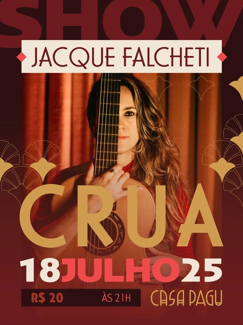 Jacque Falcheti sai em turnê pelo sul do Brasil
