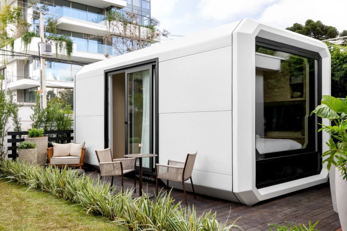 Gabriela Casagrande assina tiny house modular na CASACOR Paraná