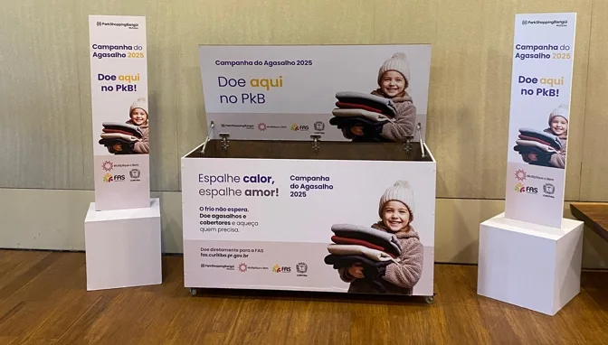 ParkShoppingBarigüi tem ponto de coleta para Campanha do Agasalho