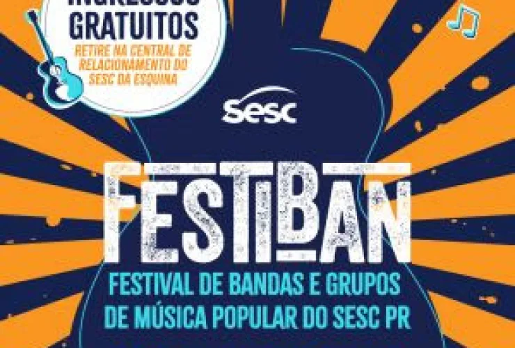 Festiban ocorre de 24 a 26 de julho, no Sesc da Esquina