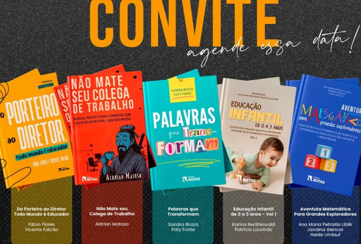 Três livros, um propósito comum: transformar a educação pela prática e pela sensibilidade