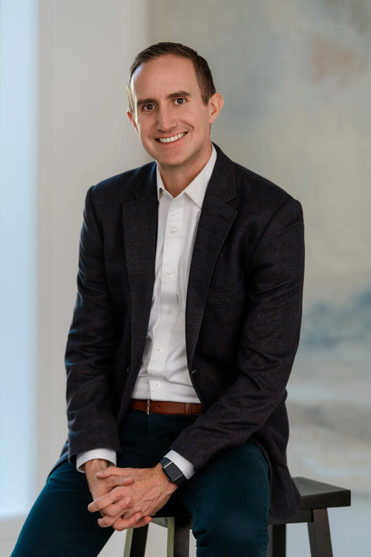 Morgan Housel durante palestra sobre psicologia financeira na Expert XP 2025