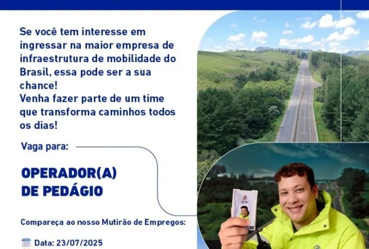 Vagas de emprego disponíveis em diversas áreas durante ação em Campo Largo