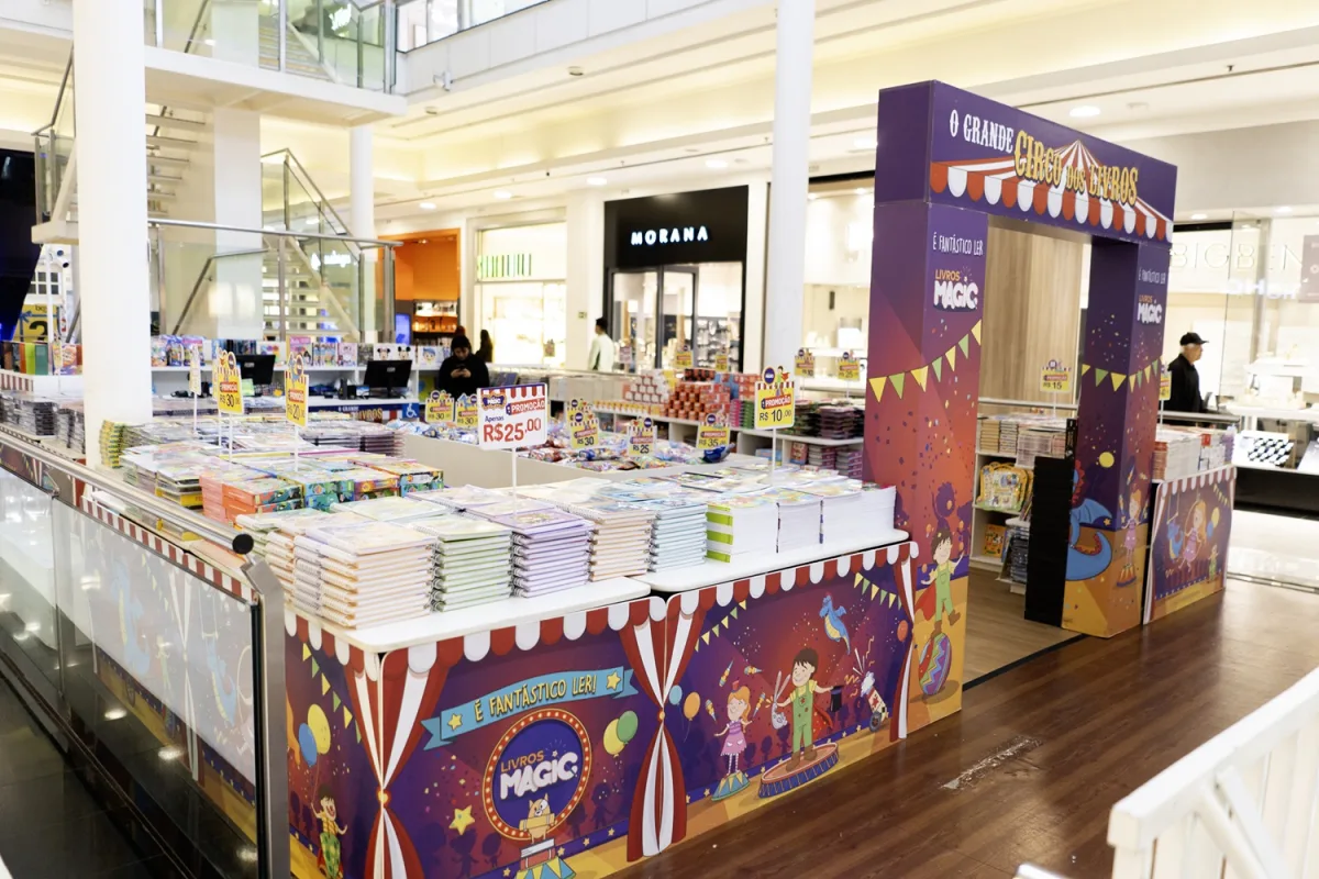 Shopping recebe feira infantil com livros a partir de R$ 10