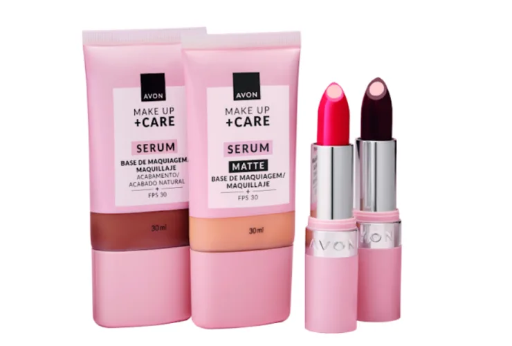 Linha de batons e sombras Avon 2025