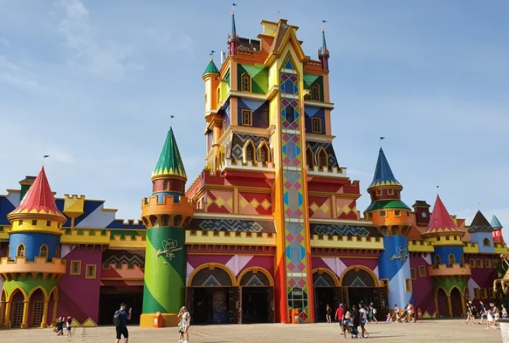 Família aproveitando o Dia dos Pais no Beto Carrero World