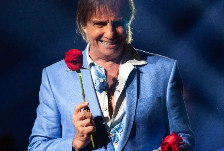 Cartaz oficial do show de Roberto Carlos em Curitiba