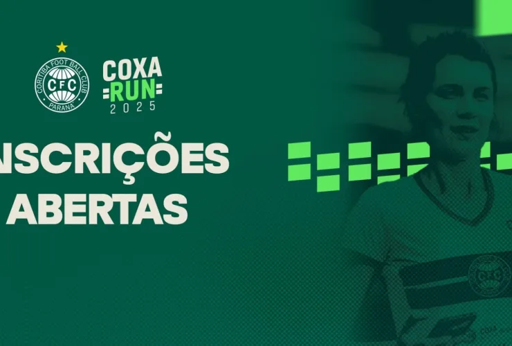 Cartaz oficial Coxa Run 2025 anunciando inscrições