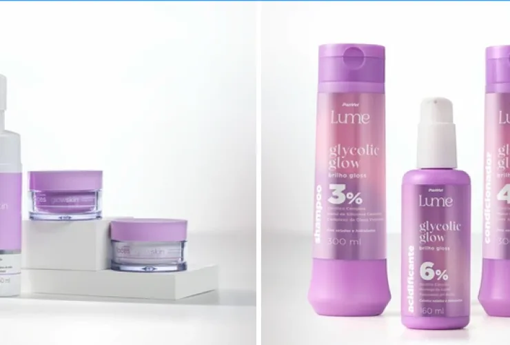 Panvel lança novas linhas com ácido glicólico, reforçando a tendência que une skincare e haircare em cuidados integrados.