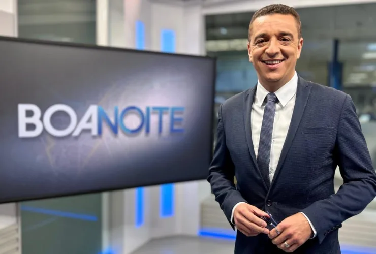 apresentação do Boa Noite Paraná, da RPC