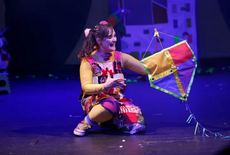 Uma peça de teatro infantil, totalmente interativa