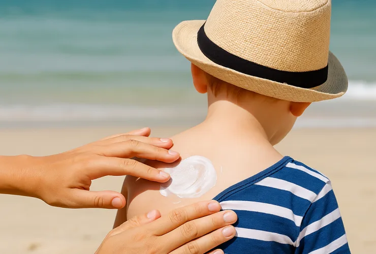 Calor com os pequenos: dicas para proteger a pele das crianças nos dias quentes