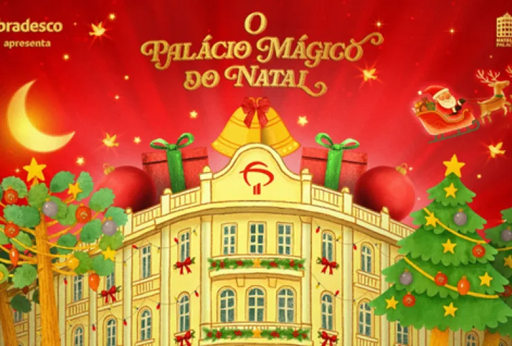 O PALÁCIO MÁGICO DO NATAL: Bradesco celebra 35 anos do espetáculo no Palácio Avenida