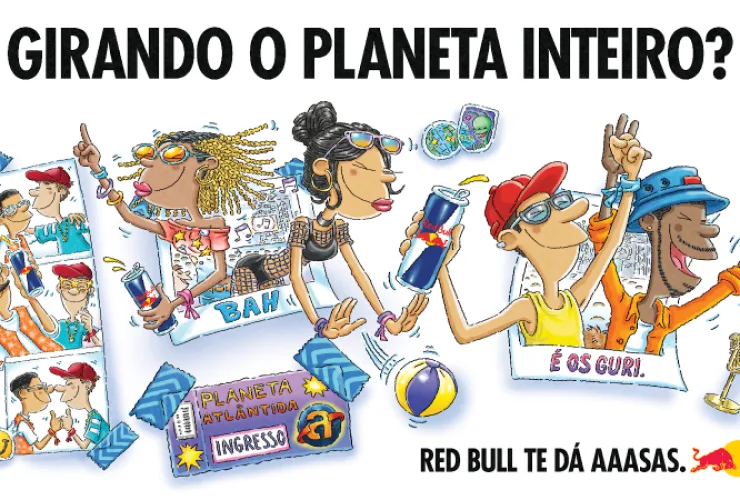 Red Bull na Grade com ativações no Planeta Atlântida