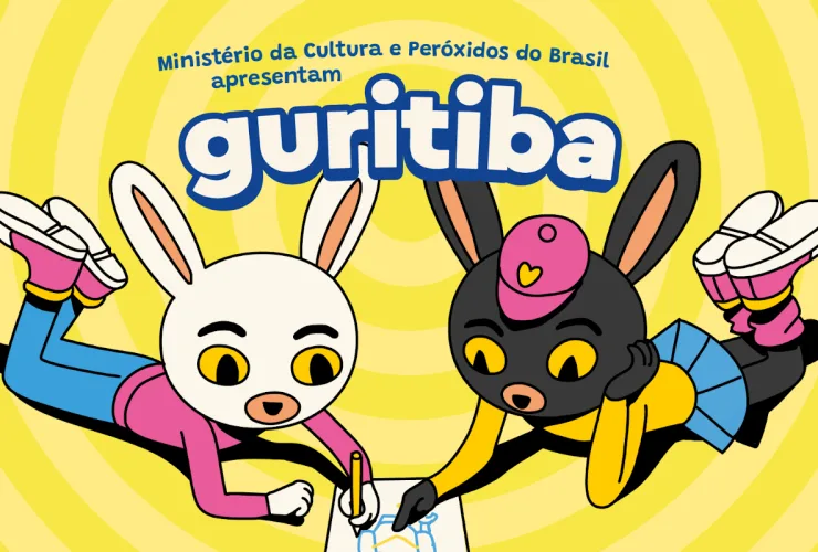 Espetáculo infantil da Mostra Guritiba no Auditório Poty Lazzarotto no Museu Oscar Niemeyer em Curitiba